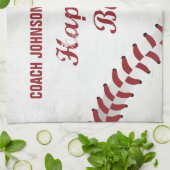 Coach Happy Birthday Large Grunge Baseball, Sport Theedoek (Gevouwen)