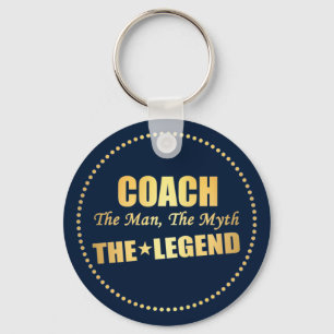 Coach het man de mythe van de legende sleutelhanger