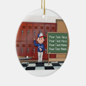 Coach, Honkbal - Mannelijk Keramisch Ornament (Rechts)