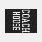 Coach House Aangepaste Voetbal Voetbal Team  Fleece Deken (Voorkant (Horizontaal))