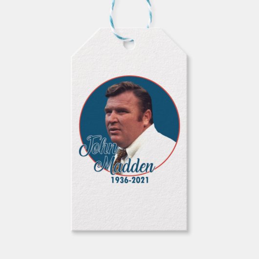 Coach John Madden Cadeaulabel (Voorkant)