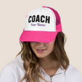 Coach Jouw naam Trucker Pet (In situ)