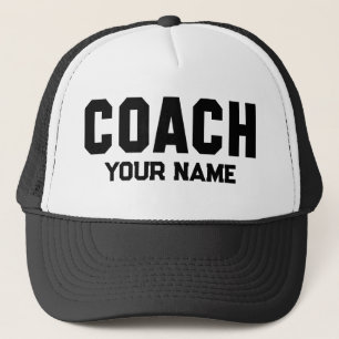Coach Jouw naam Trucker Pet