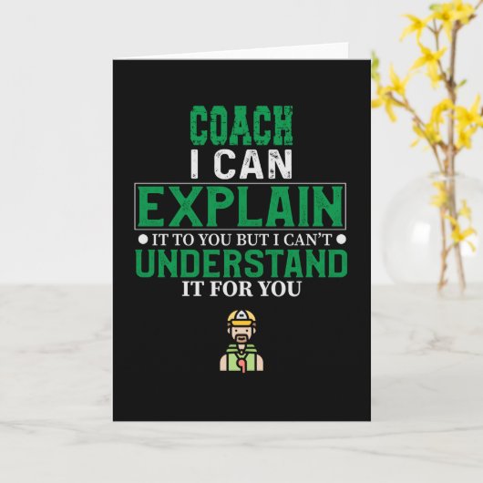 Coach Kaart (Gele Bloem)