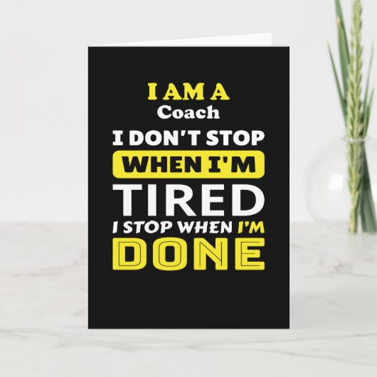 Coach Kaart (Voorkant)