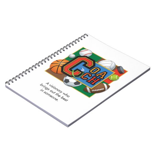 "Coach"-laptop Notitieboek (Linkerzijde)