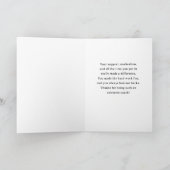 Coach Leider Legende Goud Typografie Bedankkaart (Binnen)