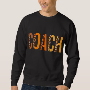 Coach leopard Squad Cute Herfst Autumn Lovers Beda Trui