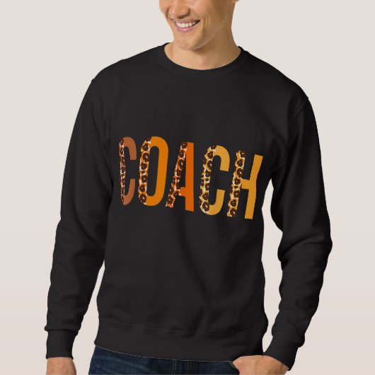 Coach leopard Squad Cute Herfst Autumn Lovers Beda Trui (Voorkant)