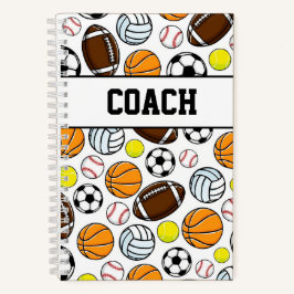 COACH Little League Multi sportballen cadeau Notitieboek