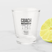 Coach man mythe legende in nood shot glas (Voorkant)
