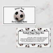 coach manager football Voetbal Visitekaartje (Voorkant / Achterkant)