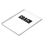 Coach - Mannen Vrouwen Coaches Sport Notitieboek (Linkerzijde)