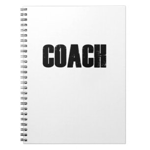 Coach - Mannen Vrouwen Coaches Sport Notitieboek