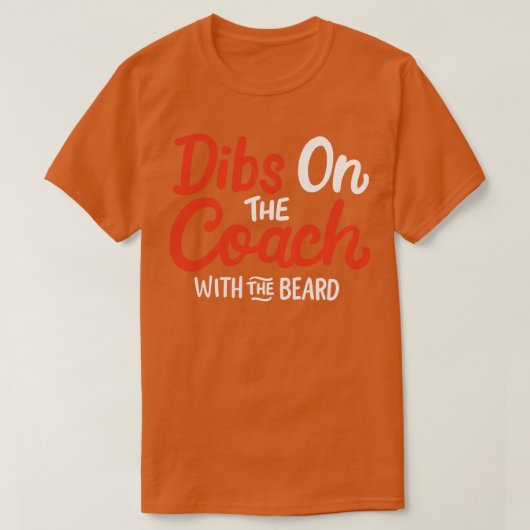 Coach met de baard Baard Coach T-shirt (Design voorkant)