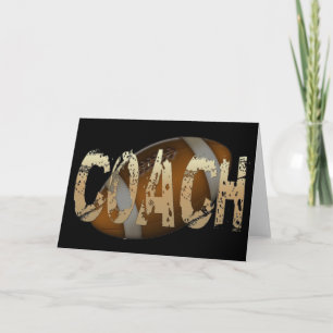 coach met noodlijdend Football Kaart