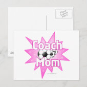 Coach Moeder Briefkaart (Voorkant / Achterkant)