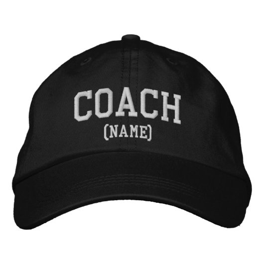 Coach naam gepersonaliseerde sport Pet (Voorkant)