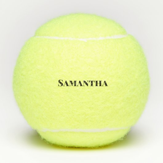 Coach Naam Tennisballen Gift (Voorkant)