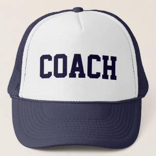 Coach Navy Blue Trucker Hat Trucker Pet