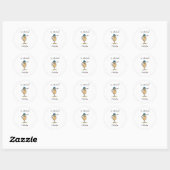 Coach Noot Ronde Sticker (Vel)