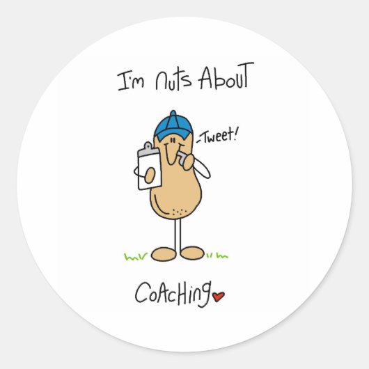 Coach Noot Ronde Sticker (Voorkant)