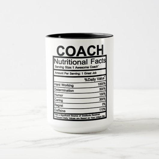 Coach Nutritional Facts Mok (Midden)
