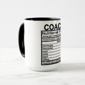 Coach Nutritional Facts Mok (Voorkant links)