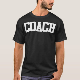 Coach op rug SoftBall Leuk Team Coaching Gift T-shirt