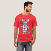 Coach P Basketball Gym Rat - Rood T-shirt (Voorkant volledig)