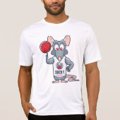 Coach P Basketball Gym Rat - Wit T-shirt (Voorkant)