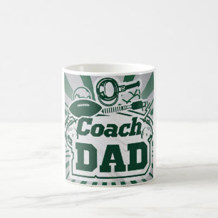 Coach papa sport grafisch koffiemok