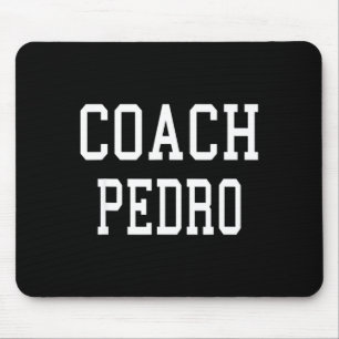 Coach Pedro Custom Voetbal Voetbal Honkbal Team T Muismat