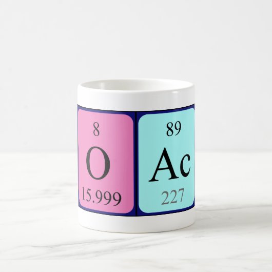 Coach periodieke lijstnaam mok (Center)