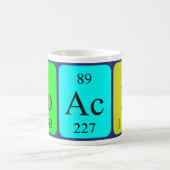 Coach periodieke lijstnaam mok (Center)