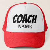 COACH PERSONALIZED TRUCKER HAT TRUCKER PET (Voorkant)