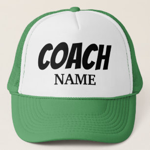 COACH PERSONALIZED TRUCKER HAT TRUCKER PET