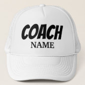 COACH PERSONALIZED TRUCKER HAT TRUCKER PET (Voorkant)