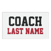 Coach - Persoonlijke achternaam Naambadge (Voorkant)