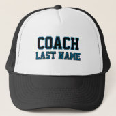 Coach - Persoonlijke achternaam Trucker Pet (Voorkant)