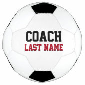 Coach - Persoonlijke achternaam Voetbal (Voorkant)