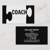 Coach Puzzel Stuk Visitekaartje (Voorkant / Achterkant)