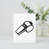 Coach Referee flesje Briefkaart (Staand voorkant)