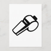 Coach Referee flesje Briefkaart (Voorkant)