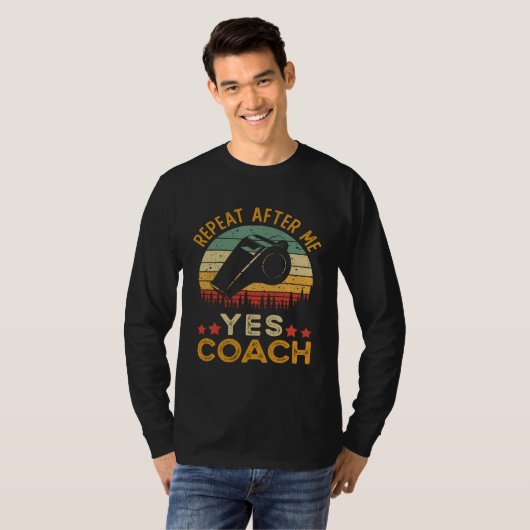 Coach  Repeat After Me Yes Coach T-shirt (Voorkant volledig)