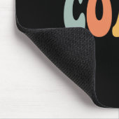 Coach Retro Groovy  Vrouwen Fijne Eerste Dag Muismat (Hoek)