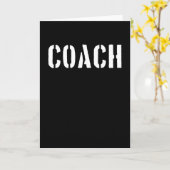 Coach Retro Vintage Stencil Stijl Kaart (Gele Bloem)
