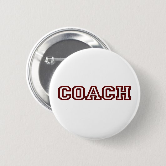 Coach Ronde Button 5,7 Cm (Voorkant /achterkant)