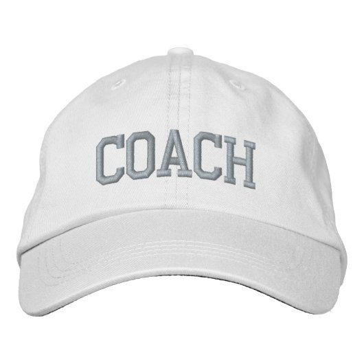 Coach roze aangepaste tekst moderne sport geborduurde pet (Voorkant)