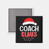 Coach Santa Claus Christmas Matching Costume  Magneet (Voorkant / Achterkant)